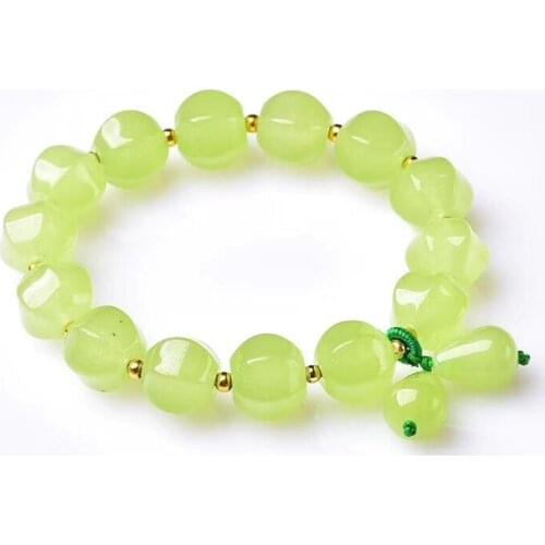 Dropshipping JoursNeige Grape Natural Crystal Chalcedny Bracelets Watermelon Beads Bracelets Lucky for Women Girl Gift Jewelry