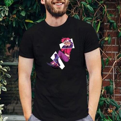 Jojo Bizarre Adventure Men T Shirt Japanese Anime Summer Tee Kawaii Jojo Graphic Tshirt Cute Unisex Manga 90s Top Tees