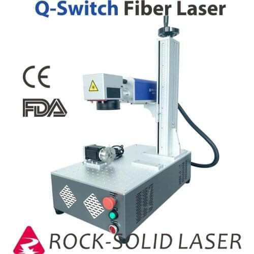 JPT Raycus 20W 30W 50W Q switch All-in-one Mini Portable Fiber Laser Marking Machine Engraving Machine Laser Marker