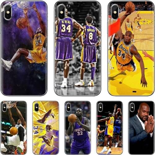For Xiaomi mi Redmi Note 3 4 4X 5 6 7 8 8t 9 9s 9t 10 pro lite Shaquille-O'Neal-C-basketball-MVP-Star Soft Cases