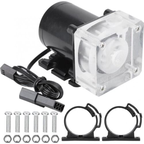 DC 12V G1/4 PC Water Cooling Pump 600H/L 4 meters Pump Head Computer Water Cooled Heat Dissipation Radiator Pump Set