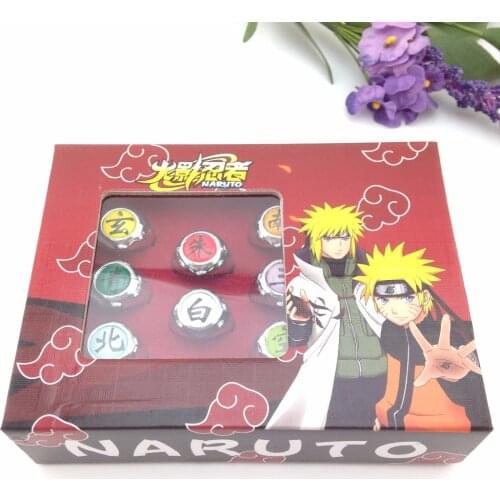 New Anel Black Sasori Itachi Hidan Deidara Cosplay Akatsuki Ring Allied Express Jewelry