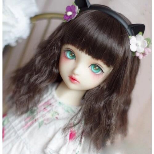 New Style 1/3 1/4 1/6 1/8 Bjd SD Wig Curly Hair High Temperature Wire BJD Wig For BJD Doll Many Colors