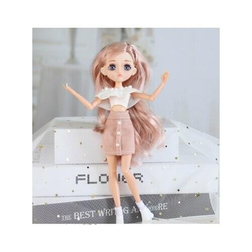 Dress up BJD doll set gift box doll princess girl toy doll set children gift box
