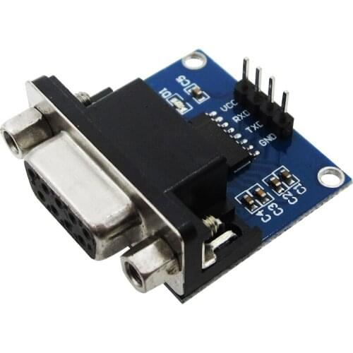 1pcs/lot MAX3232 RS232 to TTL Serial Port Converter Module DB9 Connector MAX232
