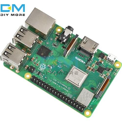 Raspberry Pi 3 Model B+ PoE HAT 64-bit 1.4GHz Raspberry Pi 3 with 2.4G & 5G Wireless LAN WIFI 4.2 Bluetooth