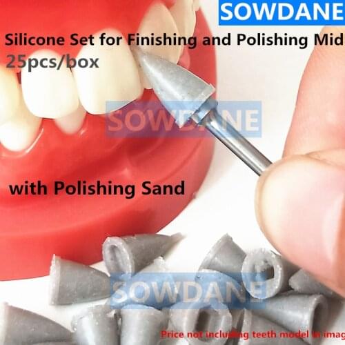 Dental Silicone Set for Finishing and Polishing Composite Restorations Temporary Midi Crown Removal 2.35mm Dental Material