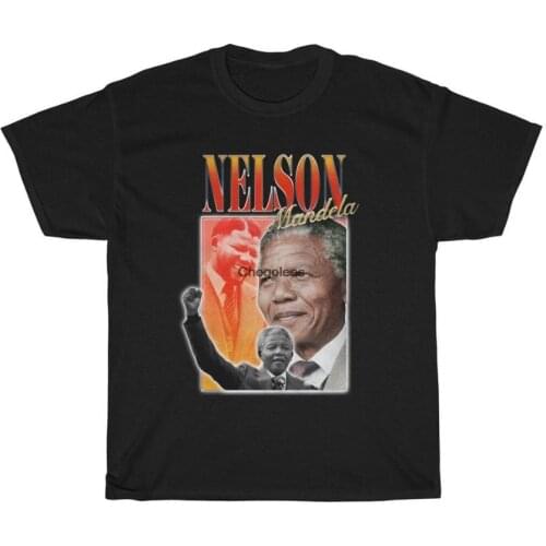 Vintage Nelson Mandela HomageCotton Tee T Shirt