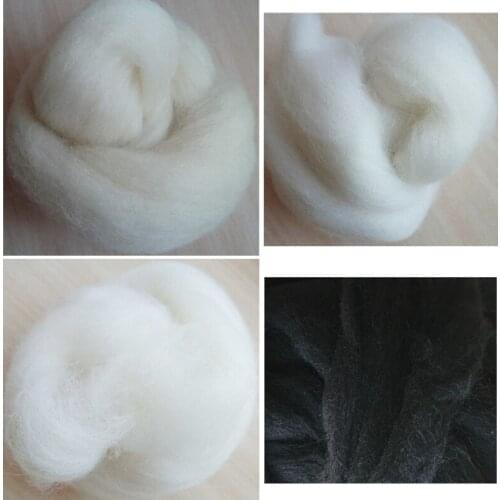 WFPFBEC needle felting wool 66S wool roving wool felt wool 10g/8pcs/lot free shipping 80g