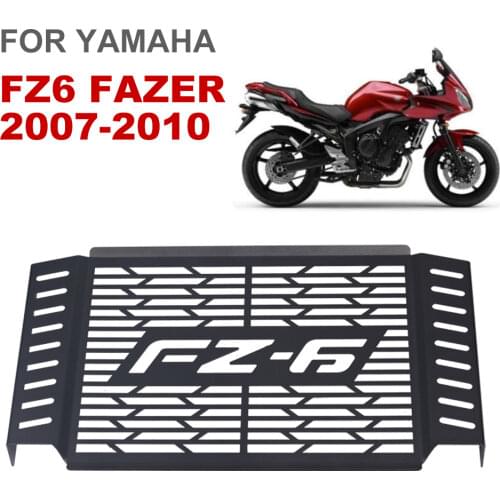 Motorcycle Radiator Grille Guard Protector For Yamaha FZ6 FZ 6 FAZER 2007 2008 2009 2010 Grill Cover Protection Accessories