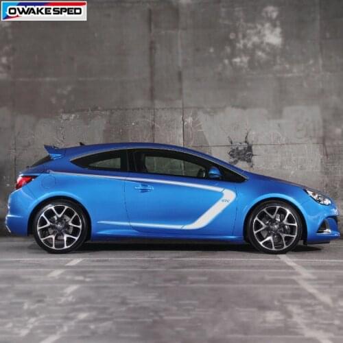 For Opel Astra GTC Racing Sport Styling Vinyl Decal Auto Body Door Side Decor Stickers Car Protection Accessories