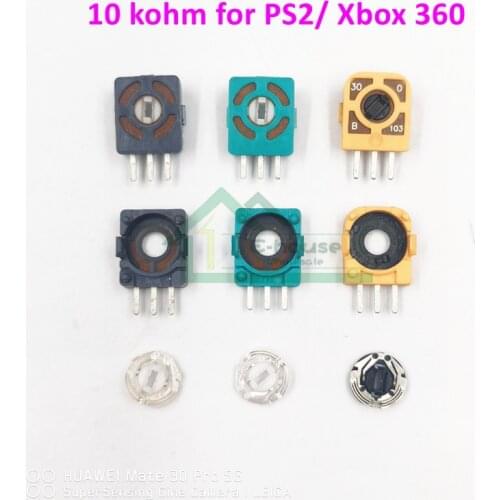 10pcs 3D Joystick Analog micro switch replacement for Playstation 2 PS2 for Xbox 360 Controller analog axis resistors repair