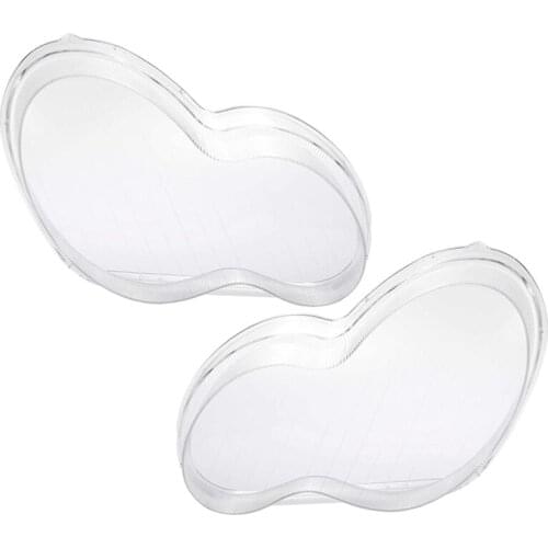 2 Pcs Car Front Headlight Headlamp Lens Cover PC Shell for Mercedes-Benz W203 2001-2007 2038203161 2038201159