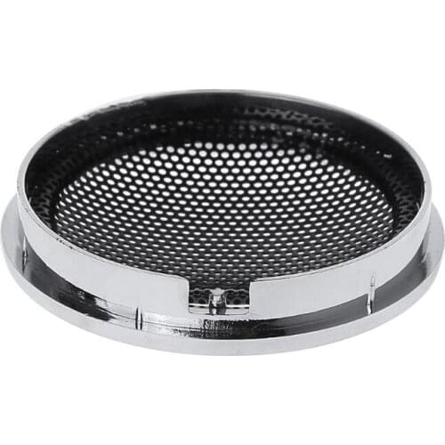2020 2PCS Speaker Cover 2inch Protective Grills Cover Audio Speakers Decorative Steel Round Mesh Case