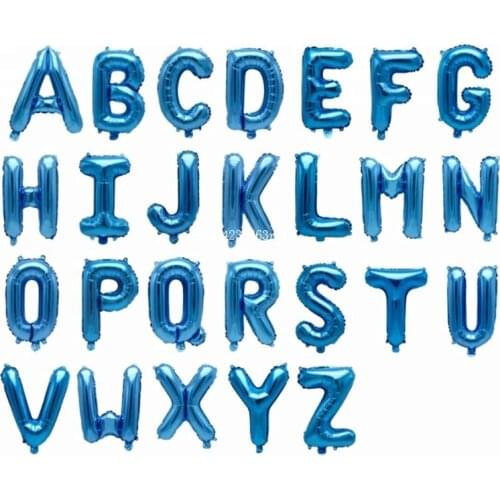 500pcs Foil Letter Ballons 16 Inch Happy Birthday Balloons Baby Shower Air Balloons Birthday Wedding Party Decoration Kids Toys