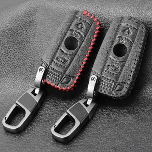 Remote Controller Key Holder KeyChain Cover Leather Key Case For Car for BMW E90 E60 E70 E87 3 5 6 Series M3 M5 X1 X5 X6 Z4