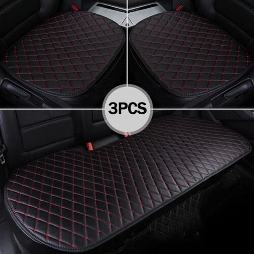 Seat Covers Car Set Leather Universal Car Seat Cover Protection Auto Seats Cushion Mats Chair Protector Carpet Pads Accessories