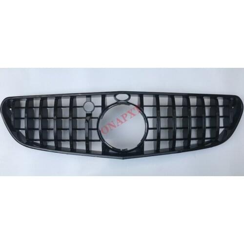 For Mercedes-Benz S-Class S63 AMG Coupe W217 C217 2015-2017 Car styling Middle grille front bumper Center Grille vertical bar