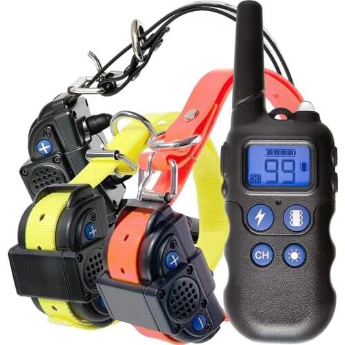 For 3 Dogs walkie talkie dog training collar 2000m remote control