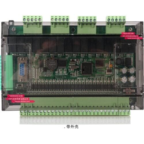 FX1N FX2N 40MR 6AD 2DA PLC Controller Analog Module RS232 RS485 Modbus, NTC Optional