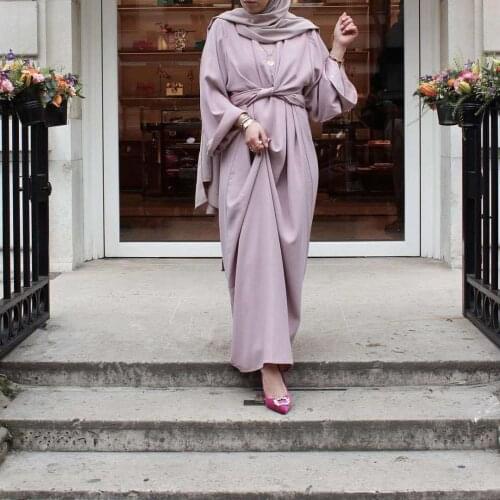 Eid Muslim Women New Long Skirt Fake Two-piece Suit Without Headscarf, Straps And More Dresses For All Seasons Abayas Dubai