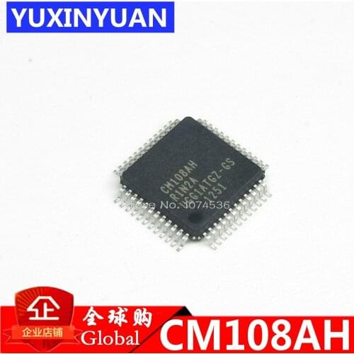 1pcs CM108AH LQFP-48 CM108 USB Audio I/O Controller CM108 Chip
