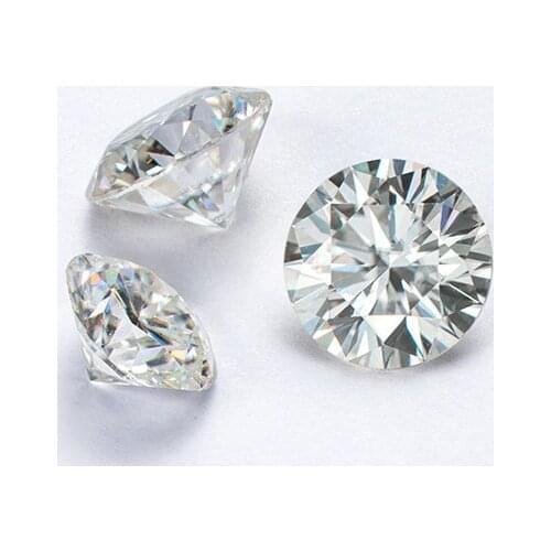 Good Quality Loose Moissanite Round Excellent Cut 0.5-6 Carat Diamond Test Passed D Color VVS1 Moissanite Beads Jewelry Making
