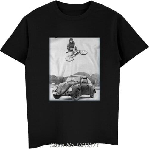 Hot Sale Fashion German Car Patin Bug BMX Bikes Jumping Retro Car 1960s T-shirt Men Cool Tee Shirt Harajuku Streetwear