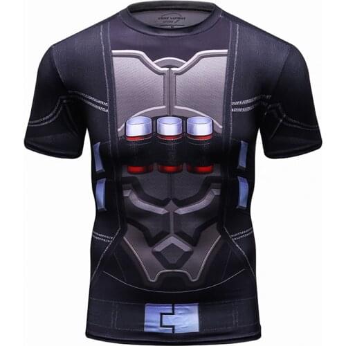 New Design Casual Digital Sublimation Printed Tshirt Men Comfortable Running Short Sleeve
