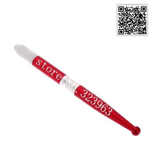 New Style Permanent Manual Eyebrow Makeup Tattoo Machine Pen red Color