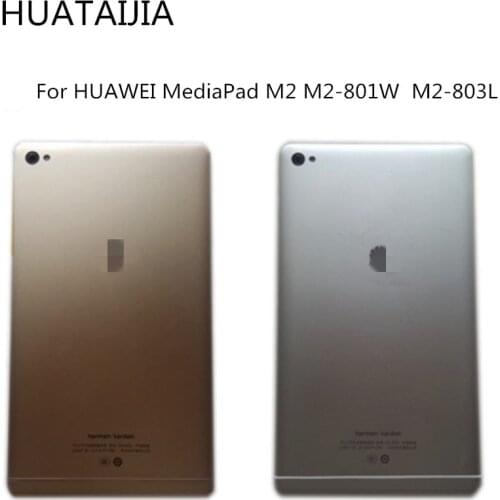 Original used back case For HUAWEI MediaPad M2 housing door rear case M2-801W M2-803L M2-802 original cover no logo