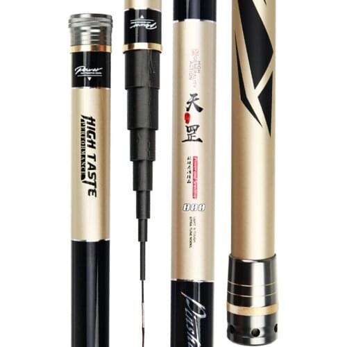 8/9/10/11/12/13/14/15m Fishing Pole Super Hard Carbon Fiber Power Hand Stick Long Section Taiwan Fishing Canne Fishing Tackle