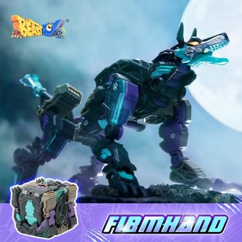 [In Stock]52TOYS BEASTBOX Fibmhand Iron-fisted Wolf Claw BB-31 Transforming Cube Box Assembly Action Figureals Mode Boy Gift