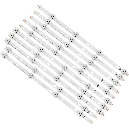 100%New 10 Pieces/set LED backlight strip SVS400A79 4LED A B D 5LED C type Rev.1 120712 40D1333B 40L1333B 40PFL3208T LTA400HM23