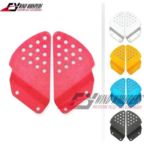 Aluminum Motorcycle front foot rest footrest step pedal peg triangle board For Honda CBR250 MC22 CBR400 NC23 NC29