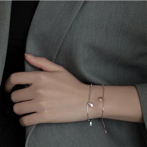 Bracelet Lucky For Women Pendant Peas Alphabet Chain Charming New Fashion Trendy High Quality Female Engagement Gifts Jewelry