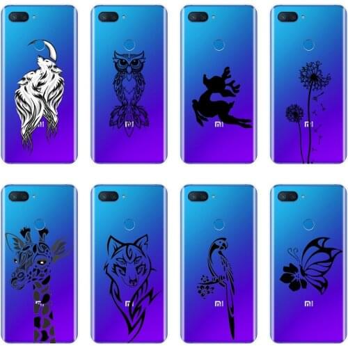 Soft Phone Case For Xiaomi Xiaomi MI A1 A2 Lite Mi5 Mi6 Mi8 Silicone Animal Back Cover For Xiaomi Mi 5 5C 5S 5X 6 6X Plus 8 SE