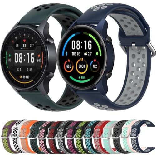 For Xiaomi MI Watch Color Strap Quick Release Wristband Bracelet Sports Replacement Watchband 22mm Watch Band For Realme Watch S