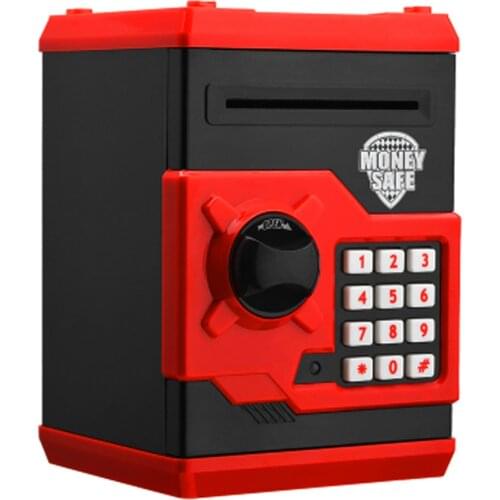 Password Chewing Coin Cash Deposit Machine Gift for Children Kids Electronic Piggy Bank ATM Mini Money Box Safety