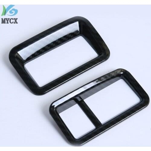 Car Interior ABS HeadLight Head Lamp Switch Button Cover Trim Sticker For Toyota C-HR CHR 2016 2017 2018 Accessories 2pcs