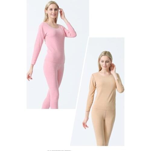 Thermal Underwear Set Thermos Lingerie Intimates Women Set Warm Long Johns Thermal Underwear For Women Sexy Seamless Winter