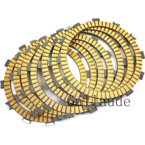 Motorcycle Clutch Friction Disc Plate Kit For Kawasaki KLX650 KLR650 Ninja 600R 650 650R ZZR600 ER-6N ER-6F KLE650 Versys