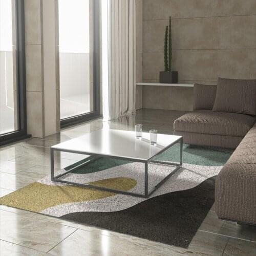 Soft Dense Fluff In Autumn And Winter Rug Irregular Abstract Geometry In Living Room Anti Slip Carpets Home Decoration Washable