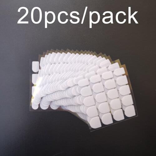 20 PCS Traceless Nail Glue Adhesive Thin Super Sticky Jelly Nail Adhesives Tabs For Press On False Nail Tips Nail Art Sticker