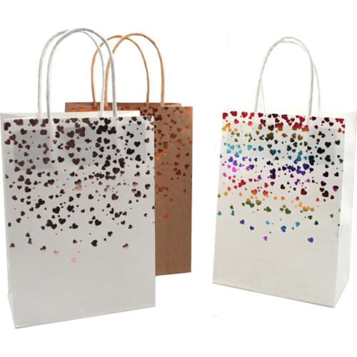 Wholesale Gift Bags For Eyelash Business 5/10/20/30/40/50 Pieces In Bulk Pink/Black Paper Eyelashes Bag With Handle