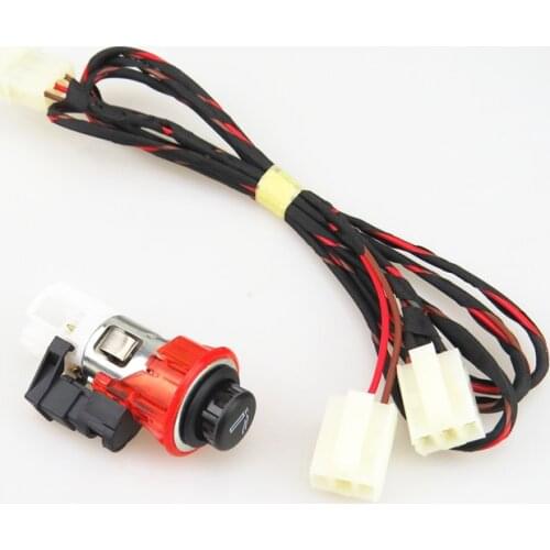AZQFZ Cigarette Lighter +Cable Plug Harness For Q3 A3 S3 Seat Toledo Leon VW Passat Golf Tiguan Campob Citigo Octavia 1J0919307
