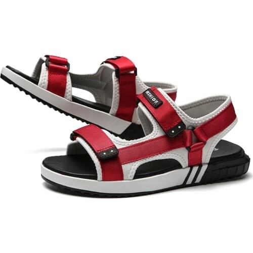 Sandles 39 footwear vietnam sandal flat walking sandales leather hombre outdoor sport homens big homme genuine sandalia roman s