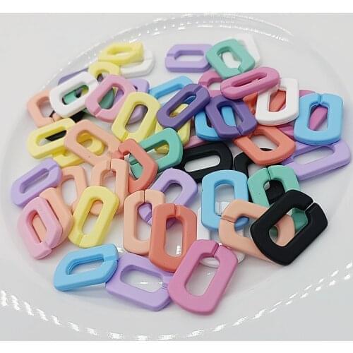 40cm/60cm Detachable Replacement Shoulder Bag Strap Macaron Colorful Acrylic Resin Handbag Chain Strap Bands Bag Accessories