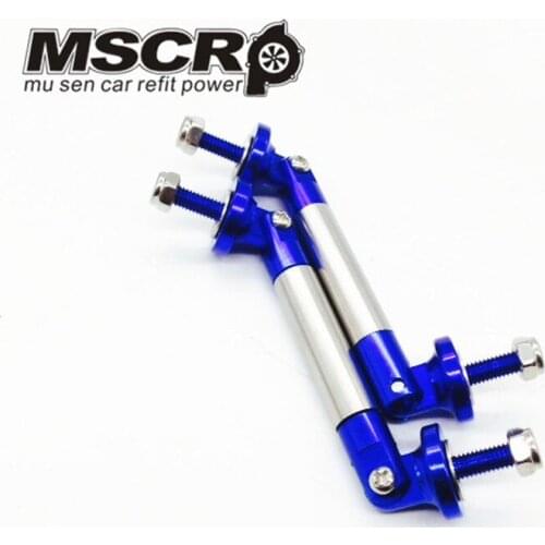 Universal Racing Front Bumper Lip Splitter Rod Strut Tie Bar Support Kit