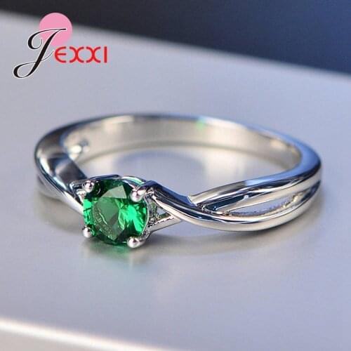 New Arrival 925 Sterling Silver Fashion Finger Rings For Women/Girls Hot Sale Wedding/Engagement Party Trendy Jewelry Accessory